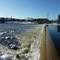 Frigid fishing day at Sixth Street Dam