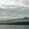 Early morning fog ribbon