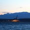 Indian Island Naval pier & Olympic Mountains