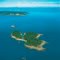 Little D'Arcy Island - Photo from helicopter