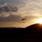 Sunset over the Hills of the Mississippi River Bluffs