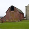 Red barn in rural Wisconsin