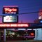 Houston Shoe Hospital - Pilgrim Cleaner (neon sign at dusk)