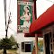 Artisanal Painted Shingle at Mexican Restaurant - Chapultepec Lupita located at 813 Richmond Avenue in Houston Texas 77006 (Montrose area)
