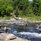 Diving in the River, Minnesota