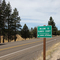 Klamath-Lake County line on Highway 140