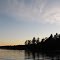 Jun 2012 - Ely, Minnesota. Twilight on Burntside Lake North Arm from Pine Pointe Village at Camp du Nord.