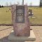 Mar 2012 - Jeffers, Minnesota. Monument in Jeffers Cemetery.