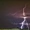 Lightning over the river