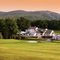 Sunset at Crotched Mountain Resort in Francestown, New hampshire