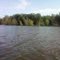 on the lake