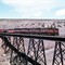 Milwaukee Road Boxcabs Eastbound at Johnson's Creek Trestle