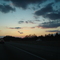 Sunset view from I85 Highway GA