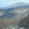 At Balsam Gap, snow and rime ice