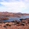 Taken from on top of Little Baldy mountain, this is a picture of Lake Quannah Parker in the Wichita Mountains National Wildlife Refuge (US)