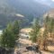 Looking down at Woolard Camp