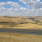 Palouse loess hills, looking north down Hwy127 towards Snake River