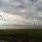 Wind turbines on top of Dodge Hill