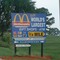 World Largest Mc Donalds of the Word Sign