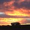 Sunset I-20 south of Mineral Wells, TX