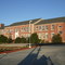 long shadows and beautiful old abandoned school building, Coats, NC, 11-23-08