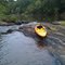 The Flint River, near the sand pit.