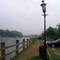 Bent light post