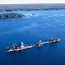 Three Sister Island, 1000 Islands, USA - Photo from helicopter
