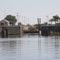Barge heading west out of Ortona lock