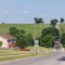 Cyclist view eastward on Ruth Ewing Road
