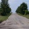 Cyclist view westward on Shepherd Road