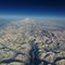 35,000 feet over Alaska, looking northwest from a Boeing 777