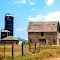 Barn with silos