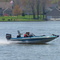 Boat on East Fork Lake near Olney, IL