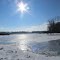 Frozen Grass Lake