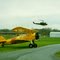 1943 Stearman PT-17 and UH-1 "Huey" Helicopter at the Western North Carolina Air Museum, Hendersonville-Winkler Airport, Hendersonville, NC