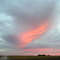 Cloud Reflection from Sunset in Yukon OK
