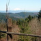 Scenic viewpoint with Mt St. Helens