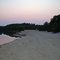 Beach at a manmade lake