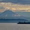 Bremerton-Seattle Ferry below Mt. Rainier