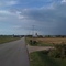 A look down a 6 mile long road
