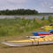 Kayaks at Rowley's Bay