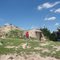 Recreated earthen lodge at Dancing Leaf
