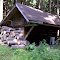 FLT M03 7.5 mi, then 0.3 mi blue trail - Lean-to, 8x12, gravel floor, large steel picnic table inside, water source is pond 0.3 mi west