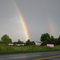 double rainbow along rt. 11