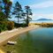 Camp site on point, Active Cove, Patos Island