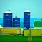Farm with Three Harvestore® Silos