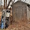 Old gas pump
