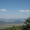 view to east