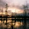 Sunset, Horseshoe Lake NWR, Illinois, april, 1997
